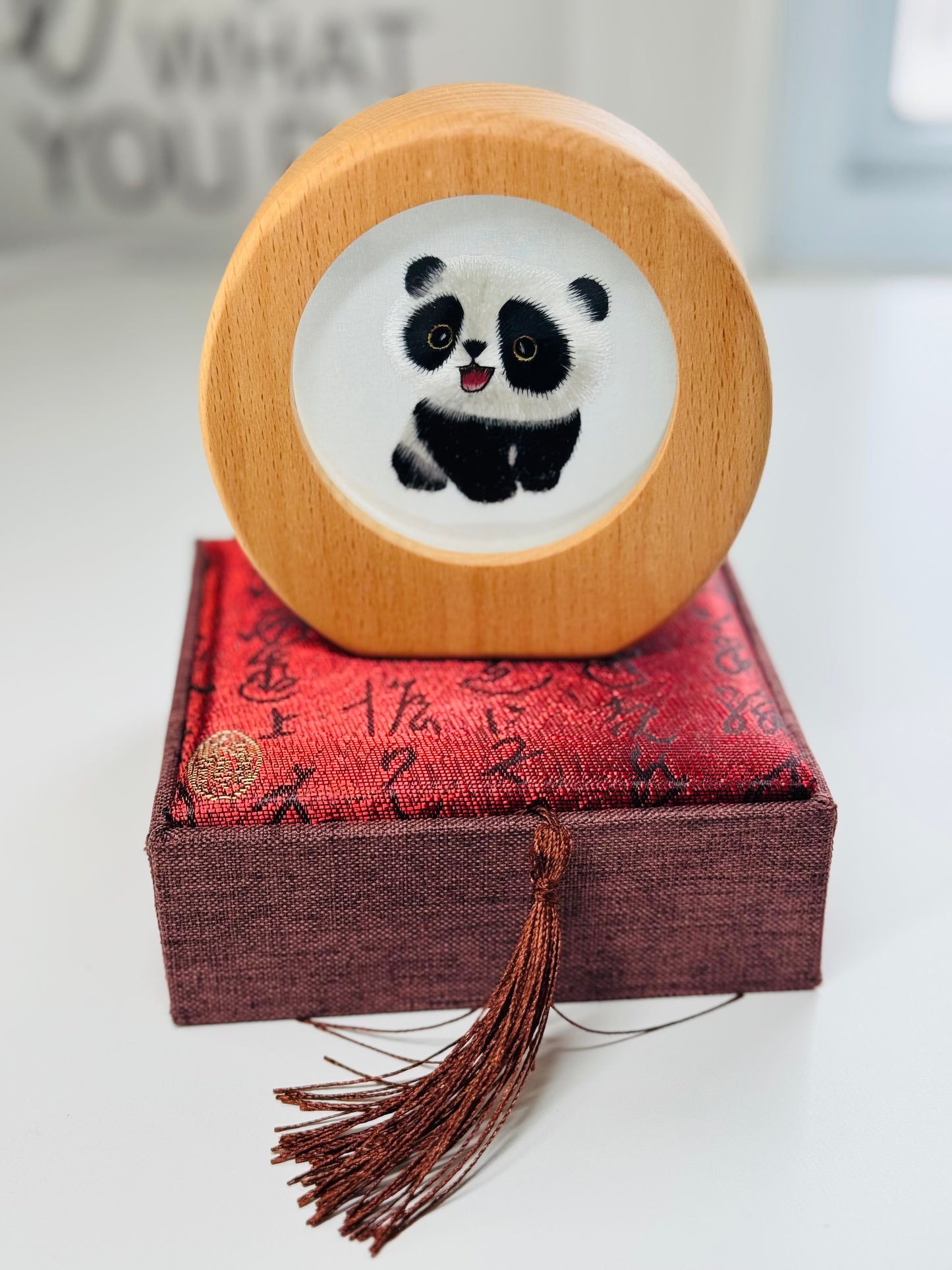 Panda-SHU EMBROIDERY DOUBLE-SIDES