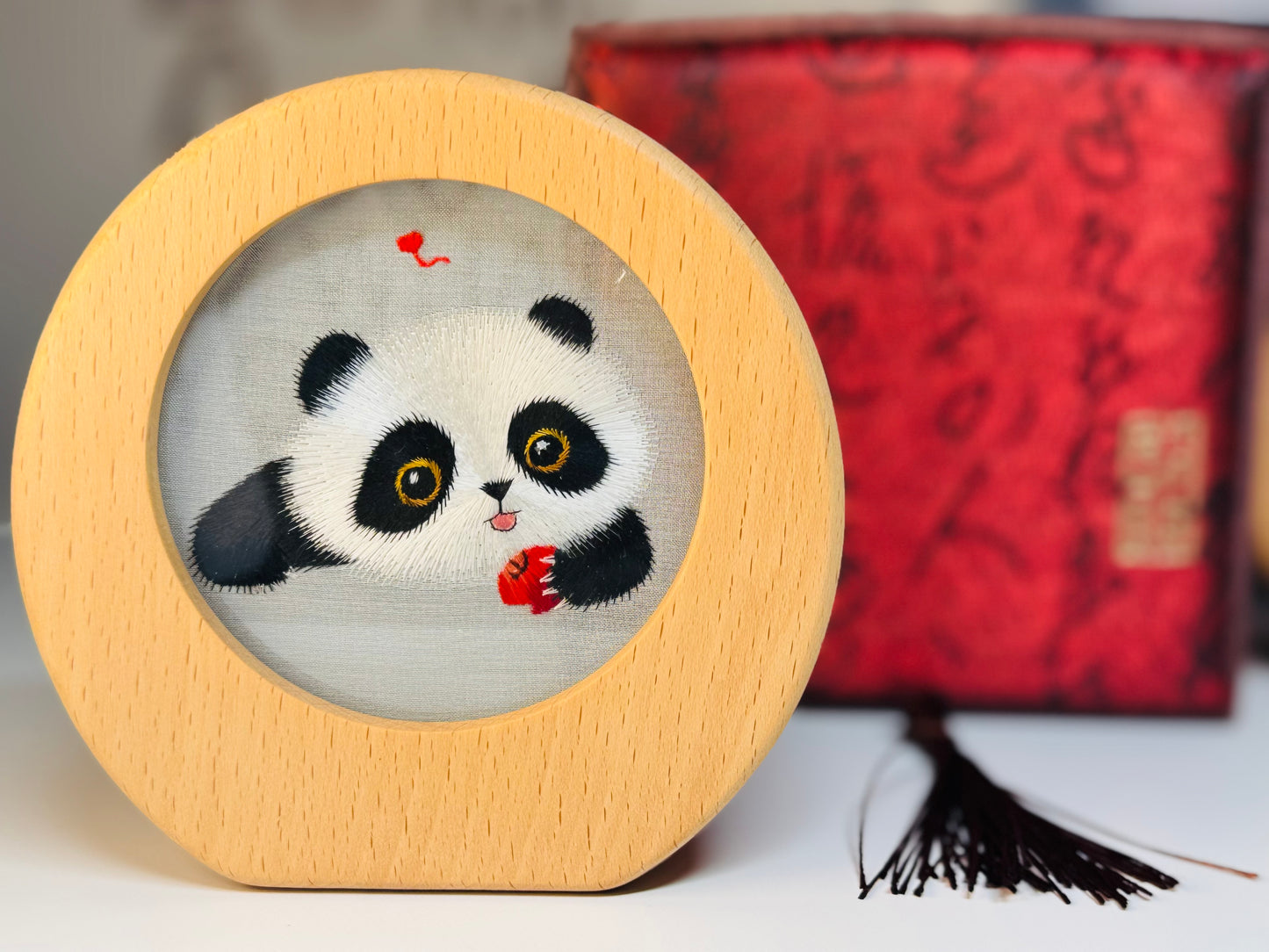 Panda-SHU EMBROIDERY DOUBLE-SIDES