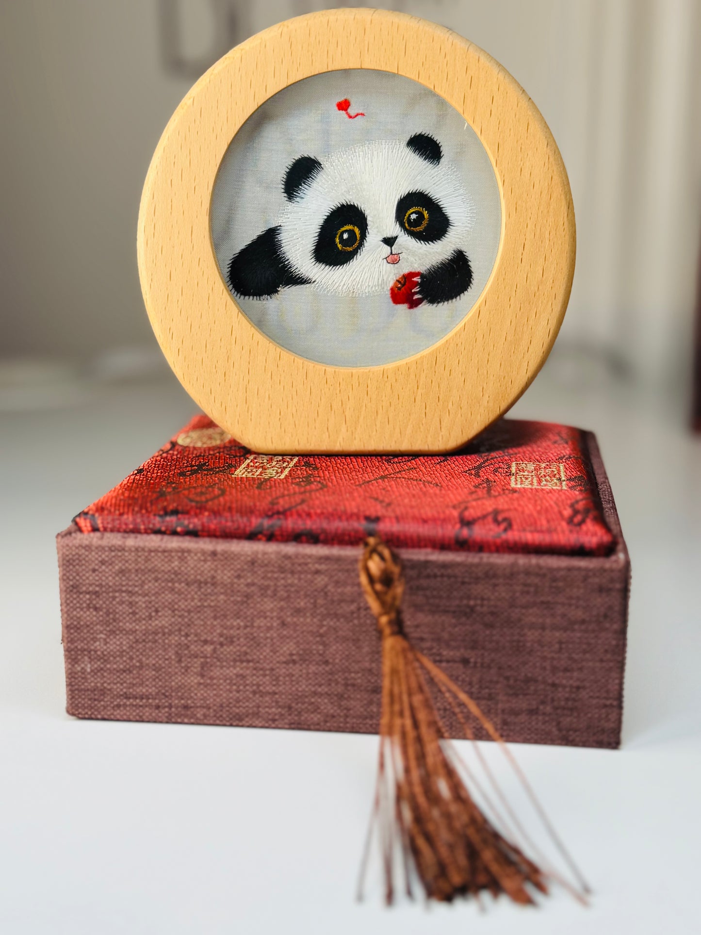 Panda-SHU EMBROIDERY DOUBLE-SIDES