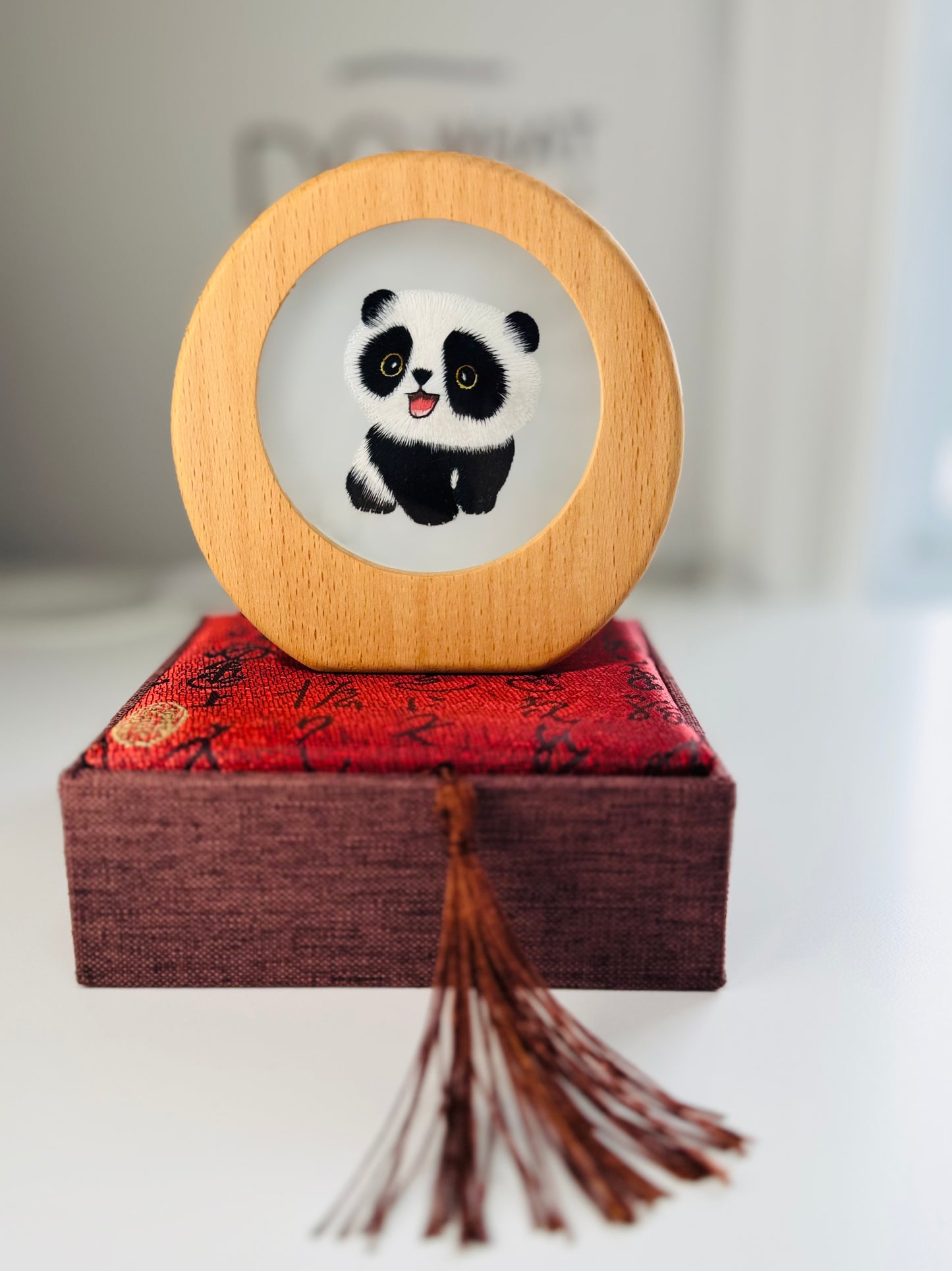 Panda-SHU EMBROIDERY DOUBLE-SIDES