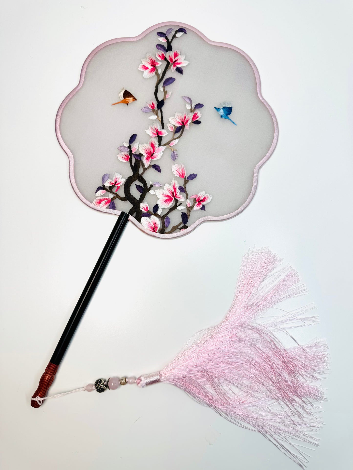 Shu Double-Side Embroidery Fan